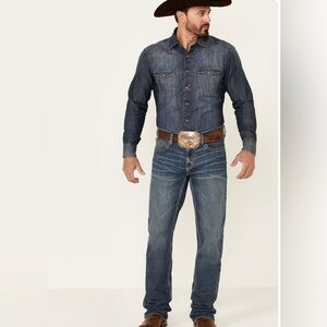CODY JAMES HIDE OUT MED STRETCH STACKABLE STRAIGHT JEANS